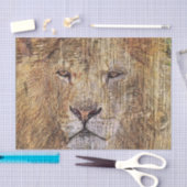 Afrika safari dieren in het wild majestueuze leeuw tissuepapier (Craft)