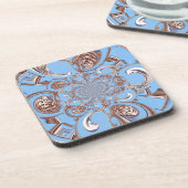 Afrika Safari Hakuna Matata Gift Sky Color Bier Onderzetter (Linkerzijde)