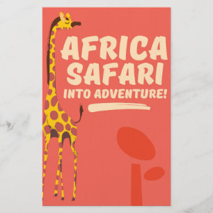 Afrika Safari In Aventura! Briefpapier