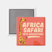 Afrika Safari In Aventuur! Magneet (Voorkant / Achterkant)