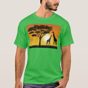 Afrika Safari Savannah Giraffe T-shirt