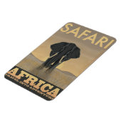 Afrika Safari vintage reisposter Magneet (Linkerzijde)