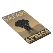 Afrika Safari vintage reisposter Magneet (Rechterzijde)