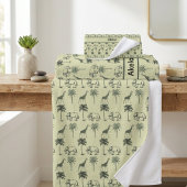 Afrika Savanne Patroon Bad Handdoek