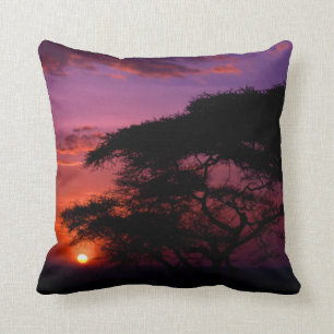 AFRIKA: Serengeti Sunset decorative pillow Kussen