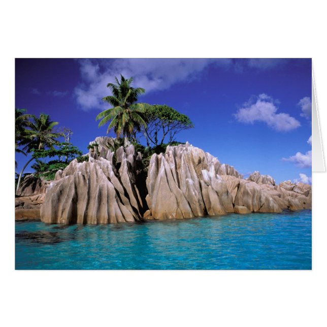 Afrika, Seychellen, La Digue eiland. Graniet (Voorkant Horizontaal)