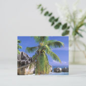 Afrika, Seychellen, La Digue-eiland. Graniet 2 Briefkaart (Staand voorkant)