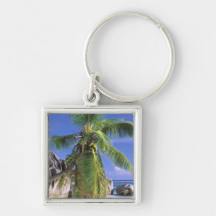 Afrika, Seychellen, La Digue eiland. Graniet 2 Sleutelhanger