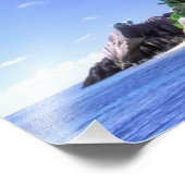 Afrika, Seychellen, La Digue eiland. Graniet 3 Foto Afdruk (Hoek)