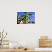 Afrika, Seychellen, La Digue-eiland. Graniet Poster (Keuken)
