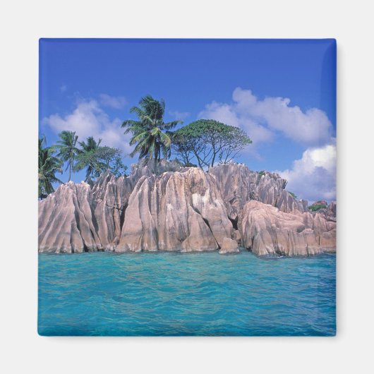Afrika, Seychellen, Praslin-eiland, St. Pierre Magneet (Voorkant)