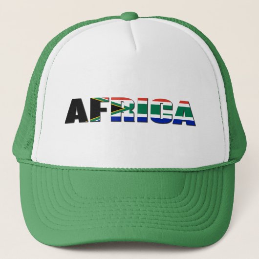Afrika Spirit Trendy Authentiek Vibrant Erfgoed Trucker Pet (Voorkant)