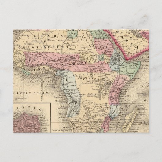 Afrika St Helena Briefkaart (Voorkant)