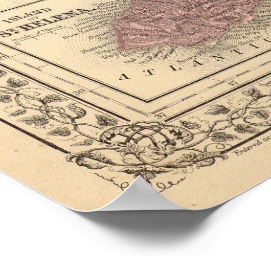 Afrika St Helena Poster (Hoek)