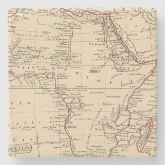 Afrika Stenen Onderzetter (Voorkant)
