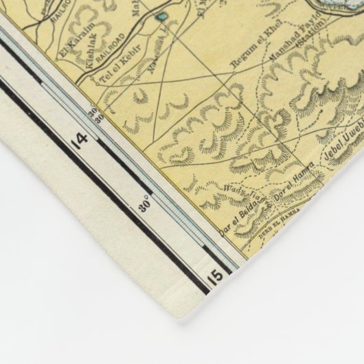 Afrika, Suezkanaal Fleece Deken (Hoek)