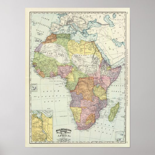 Afrika, Suezkanaal Poster (Voorkant)