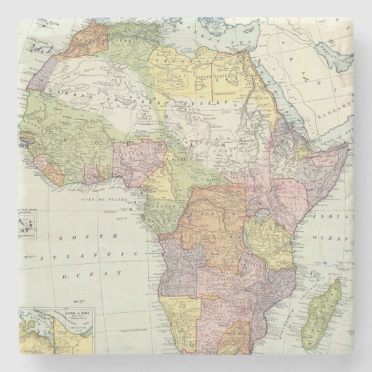 Afrika, Suezkanaal Stenen Onderzetter (Voorkant)