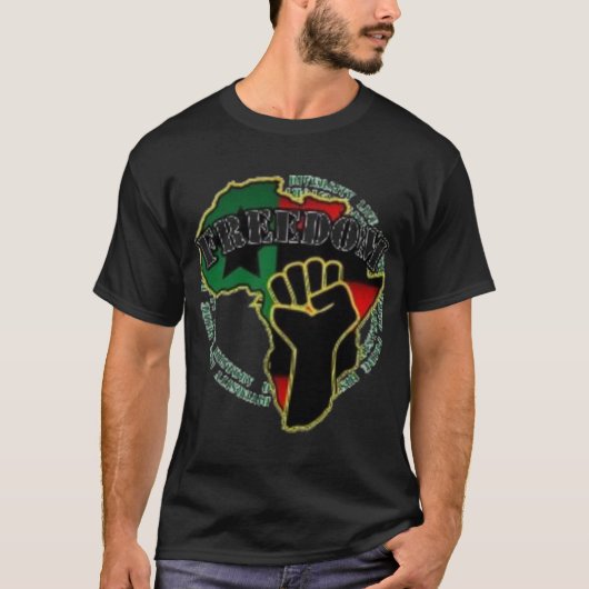 afrika t-shirt (Voorkant)