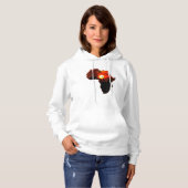 Afrika T Shirt Kaart van Afrika T-shirt Zuid-Afrik (Voorkant volledig)