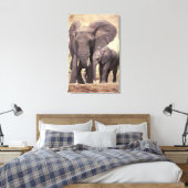 Afrika, Tanzania, Nationaal park Tarangire. 2 Canvas Afdruk (Insitu (Slaapkamer))