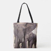 Afrika, Tanzania, Nationaal Park Tarangire Tote Bag (Achterkant)