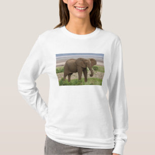 Afrika. Tanzania. Olifant bij Nationaal Park Lake  T-shirt