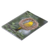 Afrika. Tanzania. Vrouw Black-Necked Weaver Notitieboek (Linkerzijde)