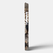 Afrika. Tanzania. Zebras drinkend bij Ndutu Case-Mate iPhone Case (Achterkant / Links)