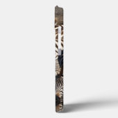 Afrika. Tanzania. Zebras drinkend bij Ndutu Case-Mate iPhone Case (Achterkant / Links)