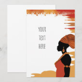 Afrika-thema Kaart (Voorkant / Achterkant)