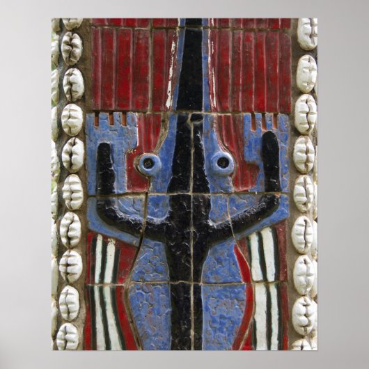 Afrika, Togo, Kpalime. Artisan handicraft Poster (Voorkant)