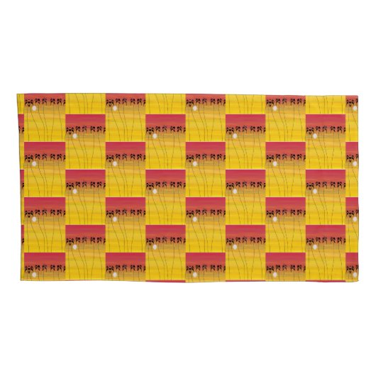 Afrika, Tropisch zomerpatroon Tas Kussensloop (Achterkant-Rechts)