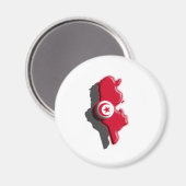 AFRIKA: Tunesië (3d) Magneet (Voorkant / Achterkant)