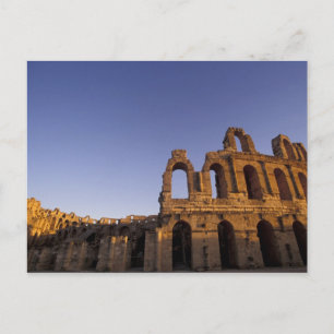 Afrika, Tunesië, El Jem. Ruïnes van een Romeins 2 Briefkaart