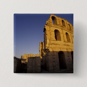 Afrika, Tunesië, El Jem. Ruïnes van een Romeins Vierkante Button 5,1 Cm