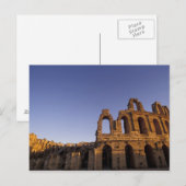 Afrika, Tunesië, El Jem. Ruins van een Roman 2 Briefkaart (Voorkant / Achterkant)