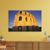 Afrika, Tunesië, El Jem. Ruins van een Roman 3 Canvas Afdruk (Insitu (Woonkamer))