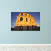 Afrika, Tunesië, El Jem. Ruins van een Roman 3 Canvas Afdruk (Insitu (Houten vloer))