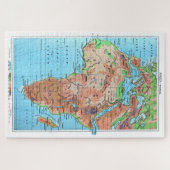 Afrika van vroeger.  gerestaureerde kaart legpuzzel (Horizontaal)