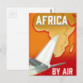 Afrika vanuit de lucht briefkaart (Voorkant / Achterkant)