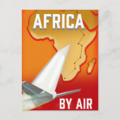 Afrika vanuit de lucht briefkaart (Voorkant)