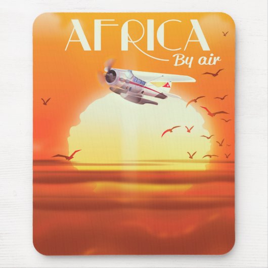 Afrika vanuit de lucht muismat (Voorkant)
