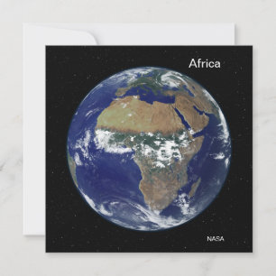 Afrika vanuit de ruimte, NASA Full Disk Afbeelding Kaart