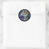Afrika vanuit de ruimte, NASA-satelliet Ronde Sticker (Tas)