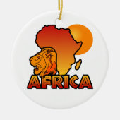 Afrika-versiering Keramisch Ornament (Voorkant)