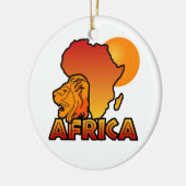 Afrika-versiering Keramisch Ornament (Links)