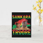 Afrika Verzet Thomas Sankara Burkina Faso Ibra Kaart (Gele Bloem)