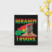 Afrika Verzet Thomas Sankara Burkina Faso Ibra Kaart (Gele Bloem)