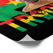 Afrika Verzet Thomas Sankara Burkina Faso Ibra Poster (Hoek)